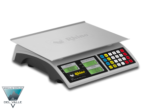 Báscula de mostrador 30 kg / 2 gramos de precisión / Funciones de caja registradora / Displays de precio, peso y total